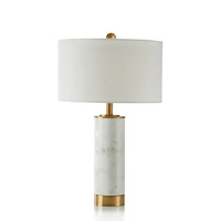 Lampe de table en marbre moderne et unique décoration intérieure de la maison luminaires grande chambre d'hôtel veilleuse latérale