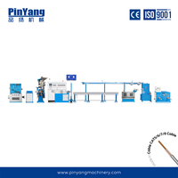 Línea de Extrusión de Nylon para Chaquetas Delgadas de Fábrica para Cable de Cobre de Construcción (THHN THWN)