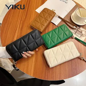 Soft PU Leather Designer Women Wallets Large Capacity Multi Card Organizer Lady Long Clutch Travel Phone Ladies Purse Wallets