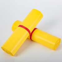 Emballage d'enveloppes imprimées Matt Lipgloss Logo irisé Mailer brun rouge Poly sacs pour les petites entreprises avec livraison gratuite