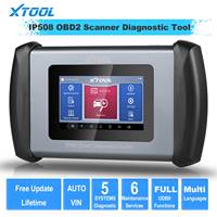 XTOOL IP508 Herramienta de Diagnóstico Completo OBD2 para Motor, Escáner de 5 Sistemas para Coche, Escáner XTOOL InPlus IP508 con Servicio de Purga de ABS y Restablecimiento de Ajustes
