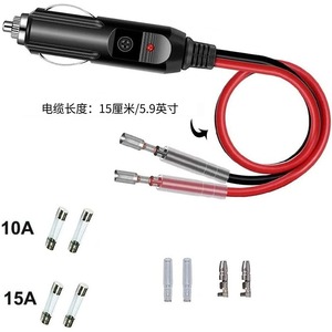 Cabo de Extensão para Acendedor de Cigarros Automotivo 2 Pinos 2 Vias com Iluminação - Product Image 4