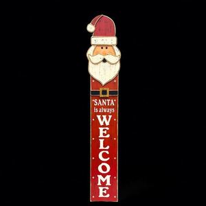 Fournisseur de panneaux en bois avec l'image du Père Noël pour la décoration de Noël en extérieur/intérieur, décoration en bois, design personnalisable - Product Image 3