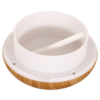 Petit humidificateur d'air pour voiture, diffuseur d'arômes, purificateur portable à vapeur arc-en-ciel, USB, pour usage domestique et hôtelier, capacité de 350 ml