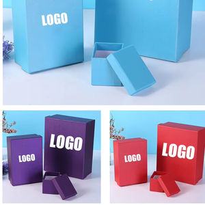 Xinrunjin, cajas ranuradas de papel recubiertas en relieve personalizadas, accesorios de cinta para regalos corporativos de merchandising minorista colorido - Product Image 1