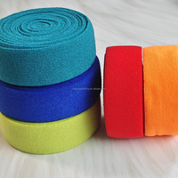 Bande élastique souple et fine de 1,5 cm, teinte sur mesure, pour ourlets, accessoires de survêtements et couture de vêtements