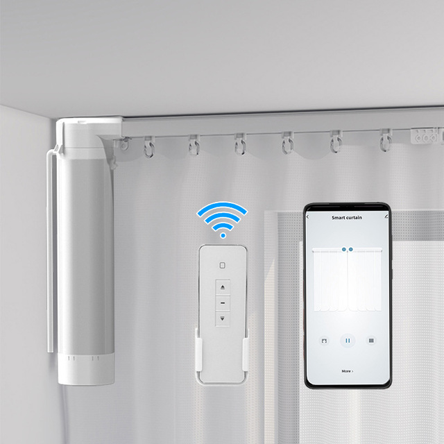 Wifi Switch Wireless Zigbee Window Tracks Smart Home Theatre Hotel Curtain Track Smart Home Wireless Motor Electric Curtain