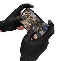 MEMO GG02 Gants à deux doigts avec fibres d'argent, gants de jeu professionnels pour téléphone portable