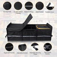 Organisateur de voiture Coffre Isolation amovible Sac isotherme Boîte de rangement de voiture Boîte de rangement de coffre à bagages