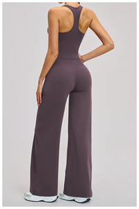 Ensemble de 4 leggings de yoga pour femmes, coupe évasée, taille haute, respirants, en Spandex/Nylon, pour le sport, la course et le fitness - Product Image 4