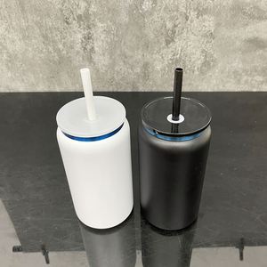 Vaso de Acero Inoxidable de 16 oz con Recubrimiento en Polvo Azul, para Grabado Láser y Personalización, Disponible en Almacén de EE. UU. - Product Image 4