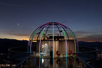 Grand clair étanche transparent glamping rond igloo bulle dôme tente hôtel de plein air