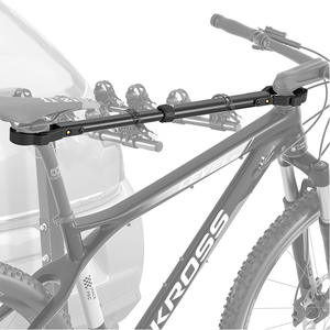Adaptateur de <span class=keywords><strong>barre</strong></span> transversale de vélo pour porte-vélo (32kg/70lbs) <span class=keywords><strong>barre</strong></span> transversale de tube supérieur réglable <span class=keywords><strong>barre</strong></span> d'adaptation de vélo en acier allié robuste - Product Image 1