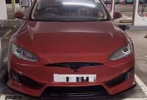 Runde กันชนหลังรถยนต์แบบใหม่กันชนรถยนต์แบบเก่ากันชนสำหรับเทสลารุ่น S อะไหล่รถยนต์ - Product Image 3