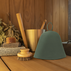 หมวกอาบน้ำขนสัตว์ออสเตรเลีย100% หรูหราสีพื้นปรับได้นำกลับมาใช้ใหม่ได้ทนทานหมวกอาบน้ำเป็นมิตรต่อสิ่งแวดล้อม - Product Image 4