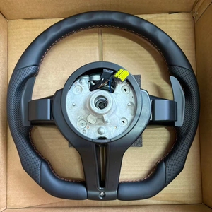 Volante Deportivo de Cuero M Sport para <span class=keywords><strong>BMW</strong></span> Serie F F01 F07 F10 F12 F15 F16 F30 F31 F32 F35 F20 F25 F26 E92 X6 E71 X5 E70 M3 M4 - Product Image 4