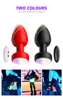 Vente en gros de jouets sexuels en silicone pour adultes, plug anal à chocs électriques, stimulateur de masturbation à vibration pour la cavité postérieure, stimulation par choc