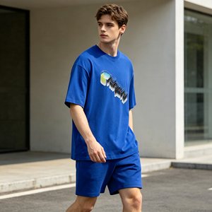 Camisetas personalizadas con logo azul para hombre, unisex, 100% algodón, talla grande, de alta calidad para hombre, unisex. - Product Image 2