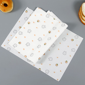 Papier parchemin personnalisé |   Emballage alimentaire résistant à la graisse pour hamburgers, pour l'emballage alimentaire commercial, utilisation pour le pain et les biscuits - Product Image 1