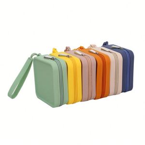 Fashionable <b>Waterproof</b> <b>Silicone</b> Storage Bag Zipper Portable Coin Purses Travel Organizer Toiletries Cosmetic Bags Candy - Product Image 2