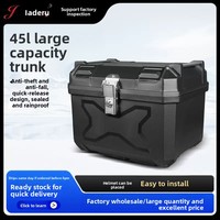 Vente en gros d'usine : Coffre arrière de moto en PP 45L, coffre de véhicule électrique 37L, boîte de rangement arrière étanche 57L