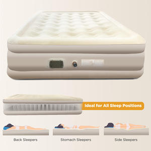 Materasso Gonfiabile Rapido in PVC Morbido con Pompa Integrata e Cuscino, Pieghevole, Portatile, Design Moderno per Campeggio, Esterni, Camera da Letto, Parco - Product Image 6