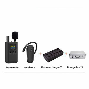 ระบบไกด์นำเที่ยว UHF 2.4G พร้อมสัญญาณไร้สายที่แรง ลดเสียงรบกวน พร้อมการอธิบายแบบคู่ และการแปลพร้อมกัน - Product Image 6