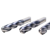 Fresas de Carburo en Espiral de 3 Filos para Desbaste de Aluminio, Fresas de Compresión de 3 Filos para Madera