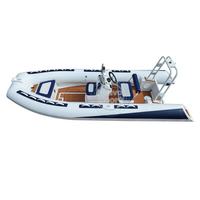 Bateau semi-rigide à double coque en V profond 480 16 pieds avec coque en aluminium pour activités de surf en extérieur