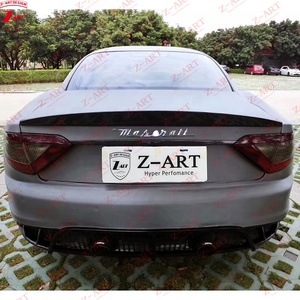 Difusor trasero de fibra de carbono GT para <span class=keywords><strong>Maserati</strong></span> <span class=keywords><strong>Gran</strong></span> <span class=keywords><strong>Turismo</strong></span> 2008-2019, labio trasero de fibra de carbono para <span class=keywords><strong>Maserati</strong></span> GT, Barbilla trasera de carbono, - Product Image 5