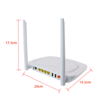 Yeni XP6493 WIFI6 4GE + 1TEL + 2WIFI XPON 2.4G & 5.8G çift frekans RF Fiber optik ağ terminali Fiber Modem