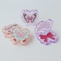 Crème blush hydratante transparente au design exquis en forme de papillon, taille standard, couleur orange, pour un teint éclatant, résistante à l'eau