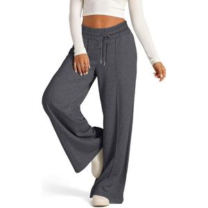 Pantalons de jogging en coton de qualité supérieure pour femmes, taille mi-haute, respirants, confortables, antistatiques, imprimés décontractés - Product Image 6