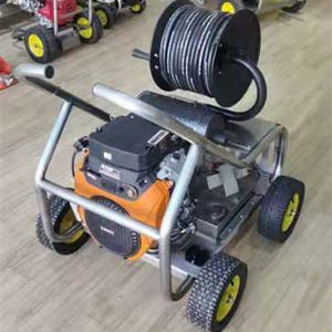 Machine électrique de nettoyage de tuyaux par jet d'eau à haute pression, essence, diesel, machine à laver et à nettoyer les égouts à vendre - Product Image 5