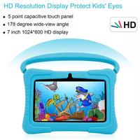 Tablet Anak 7 Inch Terbaik 2GB 32GB Dilengkapi Aplikasi Edukasi Anak-Anak Layar 1024*600 Tablet PC Android untuk Anak Laki-laki dan Perempuan