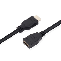 OEM 15cm 30cm 0.5m 1m 1.5m Câble D'extension HDMI Mâle vers HDMI Femelle 3D 1.4v HDMI Câble Étendu pour HD TV LCD Ordinateur Portable PS3 Projet
