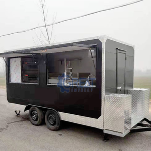 Camion Citron, chariot mobile, salon de coiffure, smoothie aux fruits, barbecue avec véranda, remorque pour aliments froids - Product Image 6