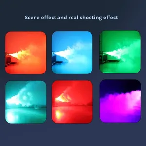 Máquina de <span class=keywords><strong>humo</strong></span> LED con <span class=keywords><strong>efectos</strong></span> de escenario de 1500W con Control remoto RGB DMX, máquina de <span class=keywords><strong>humo</strong></span> para escenario, Bar, boda, fiesta, discoteca - Product Image 4
