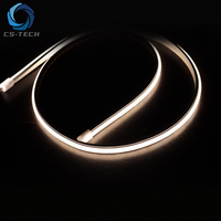 Lampu Strip LED FCOB 100m Grosir, Tegangan Rendah 24V, Kabel 10mm, PCB Bebas Kabel, Tahan Air IP65, Pita Silikon Fleksibel