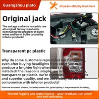 Conjunto de Luces Traseras Compatibles con SAIC Maxus T60/T70/EV30L SAO, Nuevas Luces de Freno y Reversa Combinadas Izquierda y Derecha para Vehículos Eléctricos