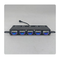 2 Piezas de Luces LED de Alta Potencia con Ventilador para Parrilla de Coche, Luces Antiniebla, Luces de Trabajo, Luces Auxiliares Externas para Vehículos Todoterreno, SUV, Camioneta