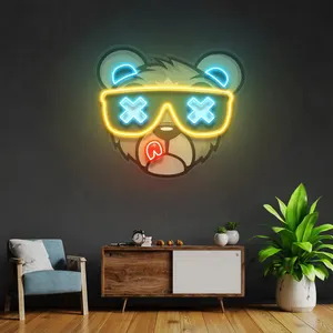 Neon Sign Painting Art|Inspirational Prints Pop Culture Wall Art Custom Quote Print Pop Art Canvas For Personalized Gifts