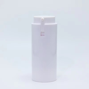 New Design PP AS 50Ml Dual Black Plastic Replaceable Airless <b>Pump</b> <b>Bottle</b> Cosmetics 30 Ml Face Cream Serum <b>Bottles</b> - Product Image 3