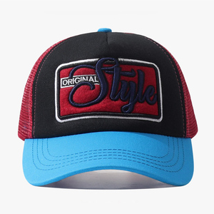 Bán Buôn Đồng Bằng 5 Bảng Điều Chỉnh Trucker Cap Chuyên Nghiệp Biểu Tượng Tùy Chỉnh Tài Xế Xe Tải Mũ Thêu Vá Logo Lưới Cao Cấp Bọt Trucker Hat - Product Image 3
