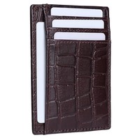 Dompet Kartu Kredit Kulit Asli Motif Croco Dile Harga Pabrik