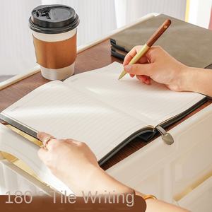 2025 nouveau A5 rétro mouton <span class=keywords><strong>Bapi</strong></span> cahier d'affaires en cuir souple bloc-notes entreprise Logo personnalisé bureau travail réunion journaux - Product Image 5