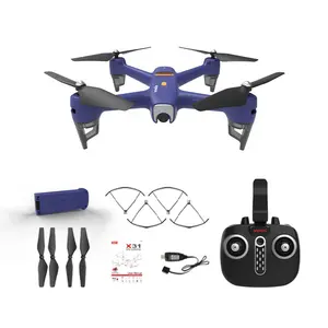 SYMA X31 drone kamera 5G 4k, Quadcopter tanpa sikat Motor lipat Wifi FPV ketinggian