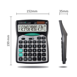 Ctplus CT-9300 14 chữ số năng lượng mặt trời Powered Máy tính để bàn máy tính mới đến lớn nhựa văn phòng Bàn máy tính - Product Image 3