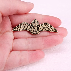 New Trending RAF Souvenir Badge Popular <strong>UK</strong> Remembrance Day Soft Enamel Lapel Pin - Product Image 4
