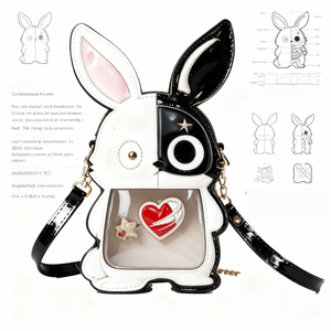 Sac Ita personnalisé avec des épingles, sac à dos anime, sac à main transparent personnalisé, design de sac fourre-tout - Product Image 1